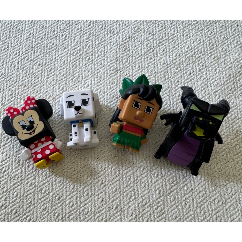 Funko Disney Kingdomania Mini Figures Lot Minnie Lilo Pongo Maleficent Dragon